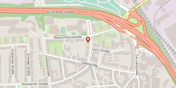 Karte der Umgebung von Erich-Müller-Str. 29, 40597 Düsseldorf
