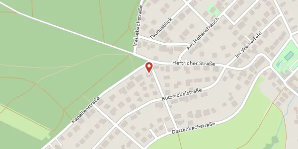 Karte der Umgebung von Buchwaldstr. 9, 61479 Glashütten