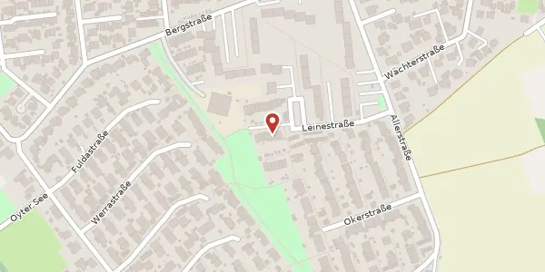 Karte der Umgebung von Leinestraße 42, 28876 Oyten