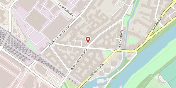 Karte der Umgebung von Dreimühlenstr. 28, 80469 München