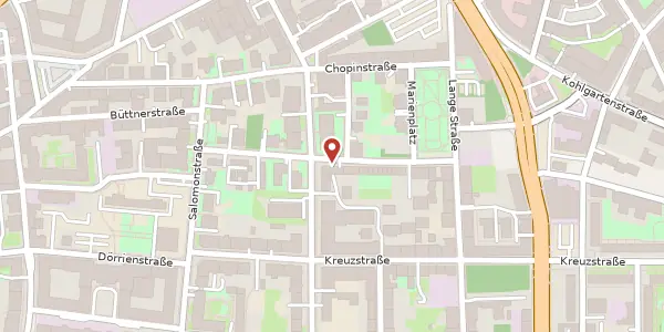 Karte der Umgebung von Egelstraße 4, 04103 Leipzig