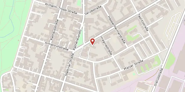 Karte der Umgebung von Breslauer Str. 3, 65203 Wiesbaden