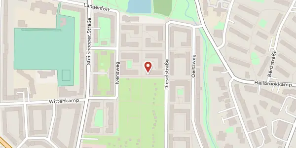 Karte der Umgebung von Dieselstraße 61, 22307 Hamburg