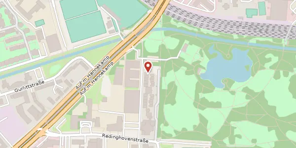 Karte der Umgebung von Moritz-Sommer-Str. 50, 40225 Düsseldorf