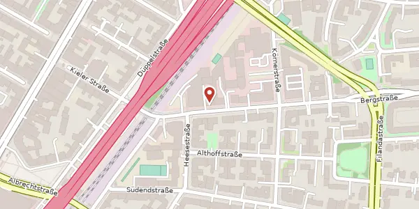 Karte der Umgebung von Bergstraße 93, 12169 Berlin