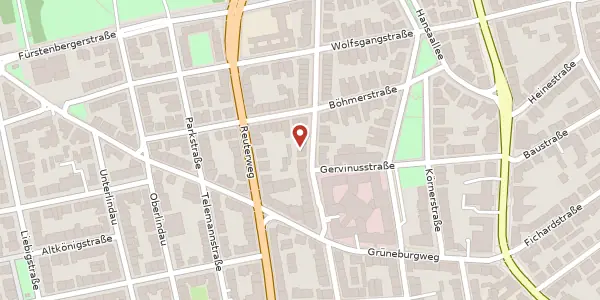 Karte der Umgebung von Leerbachstr. 81A, 60322 Frankfurt