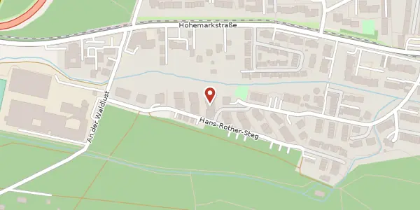 Karte der Umgebung von Hans-Rother-Steg 28, 61440 Oberursel