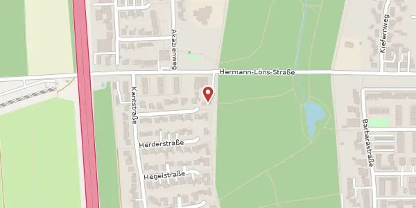 Karte der Umgebung von Schopenhauerstraße 15, 51147 Köln