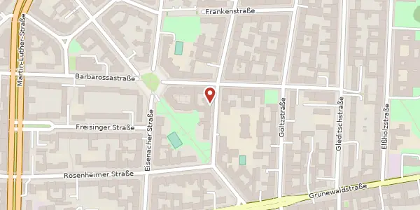 Karte der Umgebung von Karl-Schrader-Straße 2, 10781 Berlin