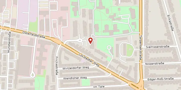 Karte der Umgebung von Appener Weg 6, 20251 Hamburg