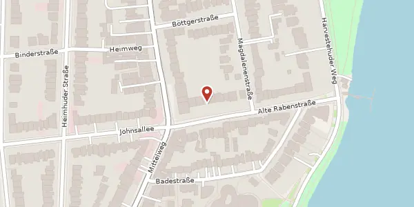 Karte der Umgebung von Alte Rabenstr. 19, 20148 Hamburg