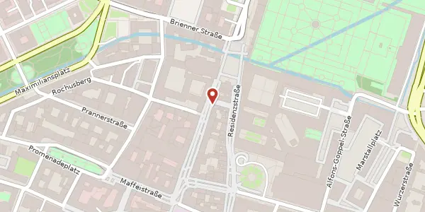 Karte der Umgebung von Theatinerstr. 29, 80333 München