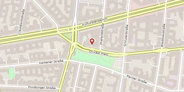 Karte der Umgebung von Olivaer Platz 15, 10707 Berlin