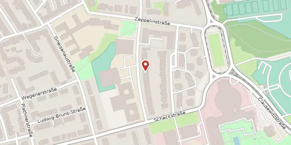 Karte der Umgebung von Lüerstraße 24, 30175 Hannover