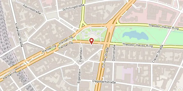 Karte der Umgebung von Ebertplatz 10, 50668 Köln