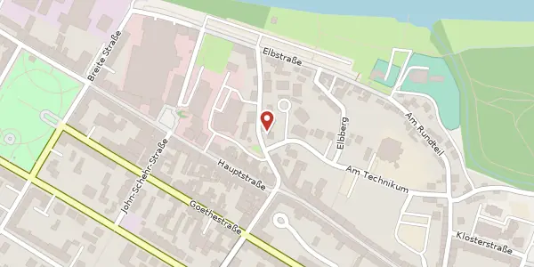 Karte der Umgebung von Niederlagstraße 10, 01589 Riesa