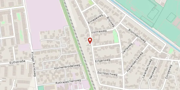 Karte der Umgebung von Beverweg 39, 40625 Düsseldorf