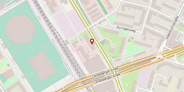 Karte der Umgebung von Storkower Straße 158, 10407 Berlin