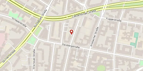 Karte der Umgebung von Ettaler Straße 10, 10777 Berlin