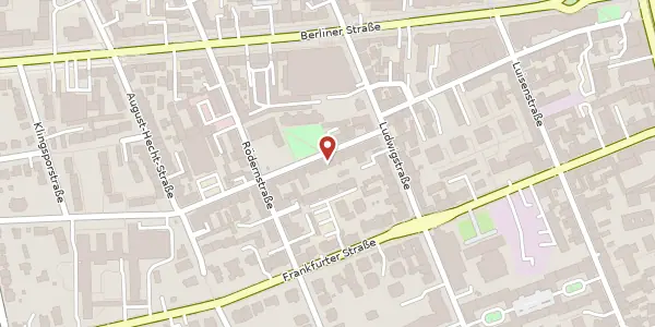 Karte der Umgebung von Löwenstr. 12, 63067 Offenbach