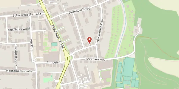 Karte der Umgebung von Am großen Dern 63, 40625 Düsseldorf