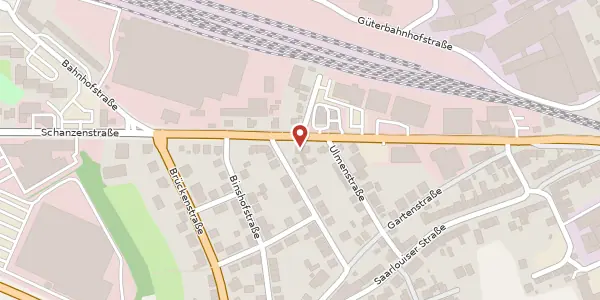 Karte der Umgebung von Bahnhofstraße 17, 66740 Saarlouis