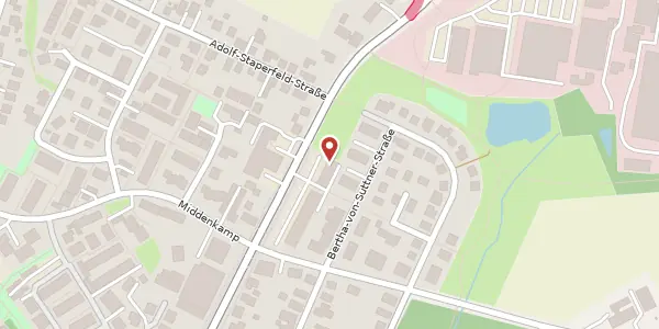 Karte der Umgebung von Hermann-Ehlers-Str. 3, 49082 Osnabrück