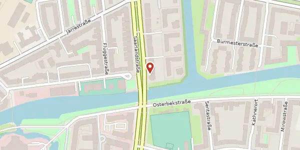 Karte der Umgebung von Saarlandstraße 8, 22303 Hamburg