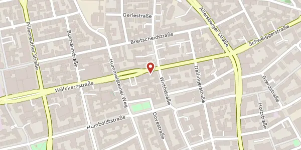 Karte der Umgebung von Wölckernstr. 54, 90459 Nürnberg