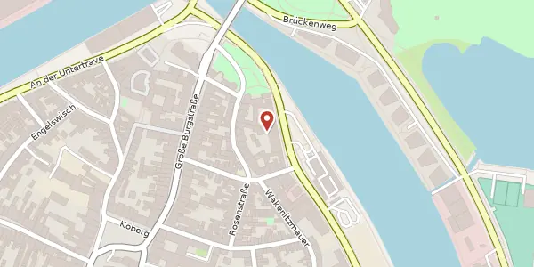 Karte der Umgebung von Kanalstraße 12 - 18, 23552 Lübeck