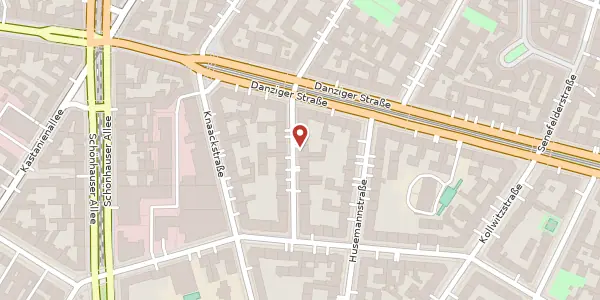 Karte der Umgebung von Hagenauer Straße 6, 10435 Berlin