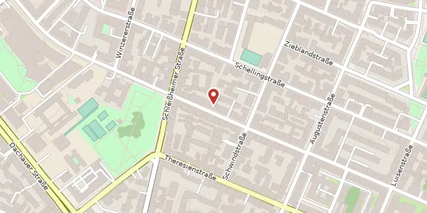Karte der Umgebung von Heßstr. 78, 80798 München