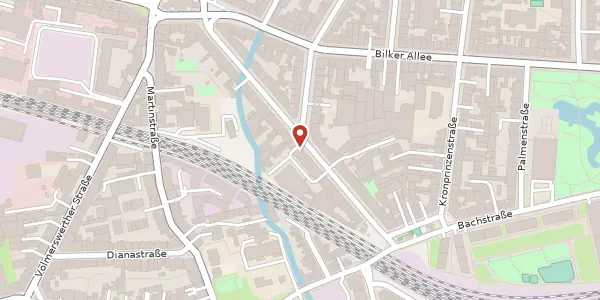 Karte der Umgebung von Benzenbergstr. 39-47, 40219 Düsseldorf