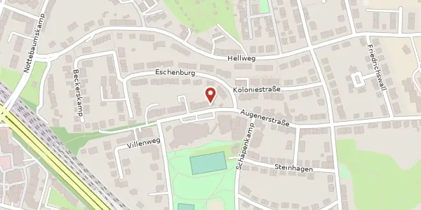 Karte der Umgebung von Augenerstr. 47, 45276 Essen