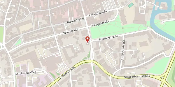 Karte der Umgebung von Rote Straße 10a, 21335 Lüneburg