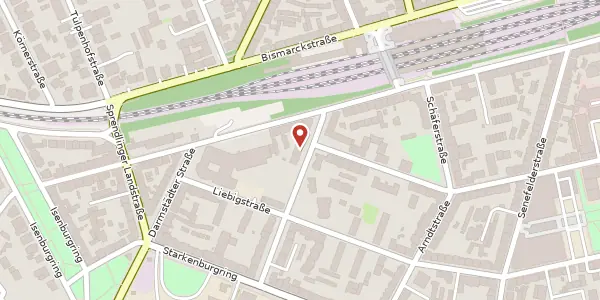 Karte der Umgebung von Hohe Str. 5, 63069 Offenbach