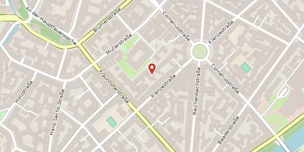 Karte der Umgebung von Klenzestr. 34 a, 80469 München