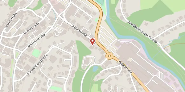 Karte der Umgebung von Peterstraße 34, 42499 Hückeswagen