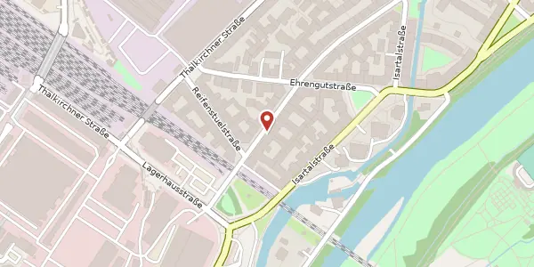 Karte der Umgebung von Dreimühlenstr. 29, 80469 München