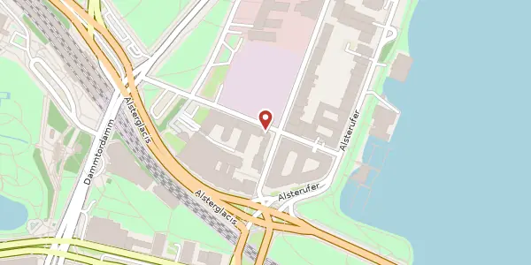Karte der Umgebung von Alsterterrasse 5, 20354 Hamburg