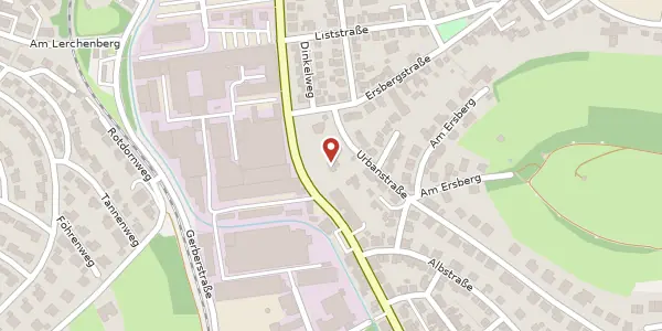 Karte der Umgebung von Neuffener Straße 55, 72622 Nürtingen