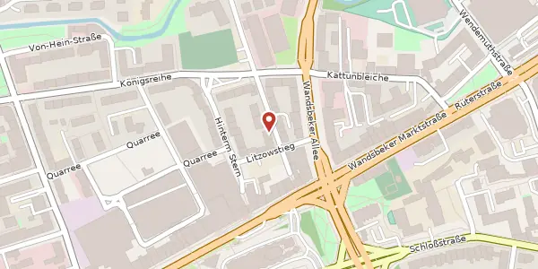 Karte der Umgebung von Litzowstraße 11, 22041 Hamburg