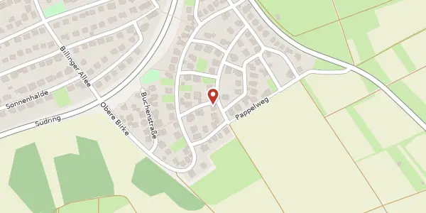 Karte der Umgebung von Erlenstraße 10, 72138 Kirchentellinsfurt