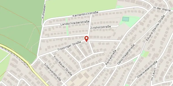 Karte der Umgebung von Trossinger Straße 15, 70619 Stuttgart