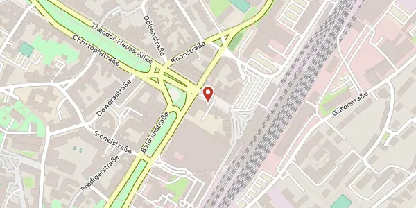 Karte der Umgebung von Bahnhofstraße 30-32, 54292 Trier