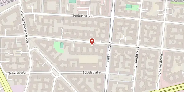 Karte der Umgebung von Mommsenstraße 55, 10629 Berlin