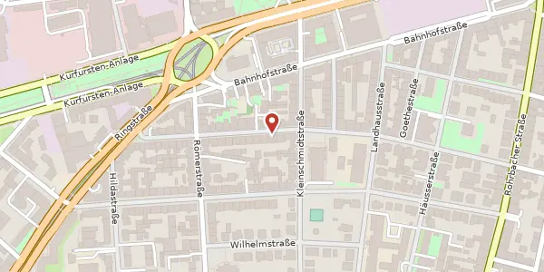 Karte der Umgebung von Blumenstr. 29, 69115 Heidelberg