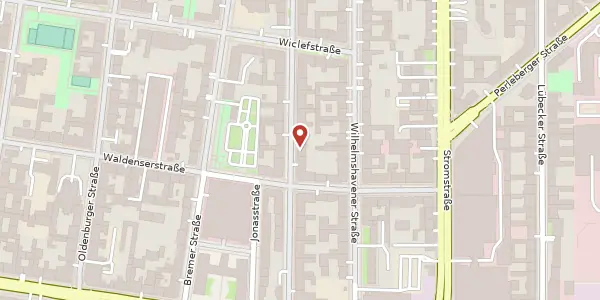 Karte der Umgebung von Bredowstraße 9, 10551 Berlin