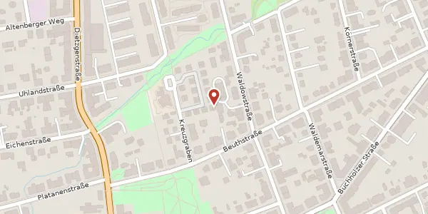 Karte der Umgebung von Rousseauweg 16, 13156 Berlin