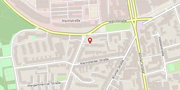 Karte der Umgebung von Radeberger Str. 107, 50968 Köln